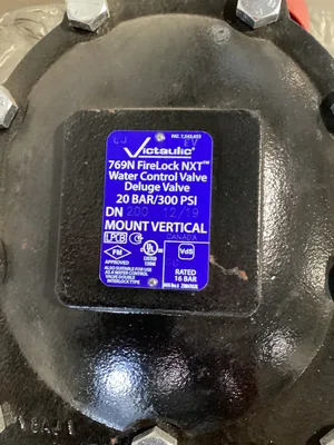 Victaulic 769N Firelock NXT 6” Water Control Valve 300psi