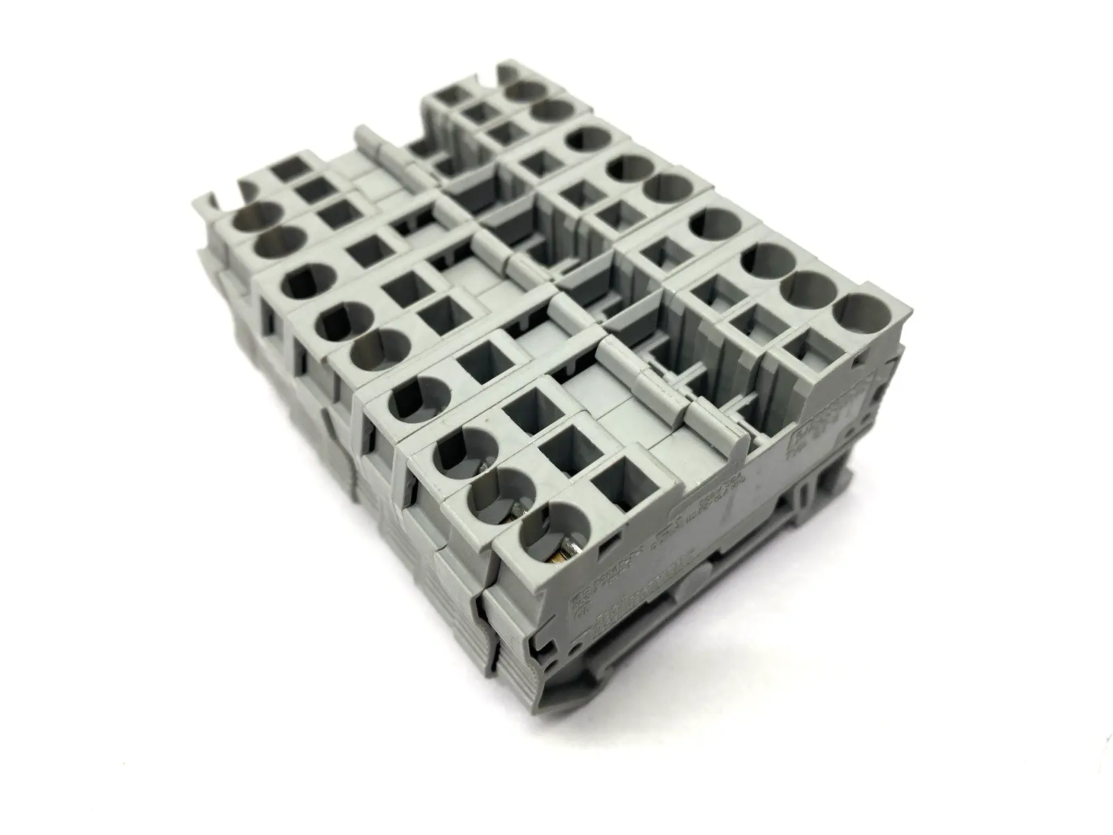 USED PHOENIX CONTACT FEED THROUGH TERMINAL BLOCK 3031445 LOT OF 10