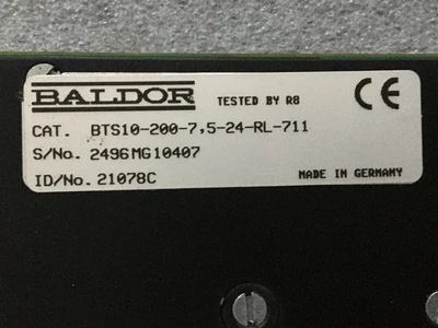 USED BALDOR BPS10-200-60-R (1)-BALDOR, POWER SUPPLY