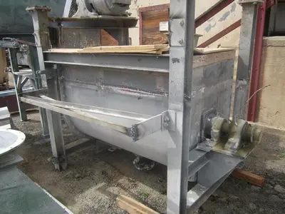 Mixer, Paddle, 35 CF, Carbon Steel, 15 HP #C739780