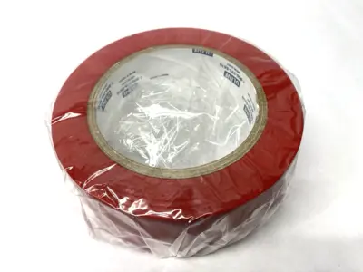 NEW ULINE INDUSTRIAL VINYL SAFETY TAPE RED 2" X 36 YDS LOT OF 4