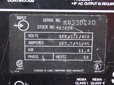 USED MILLER SYNCROWAVE 250
