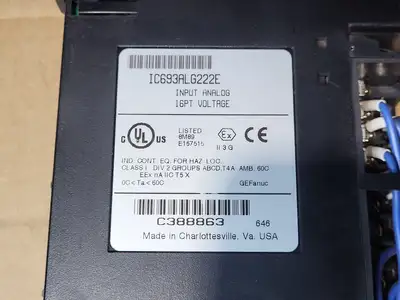 USED GE FANUC IC693ALG222E