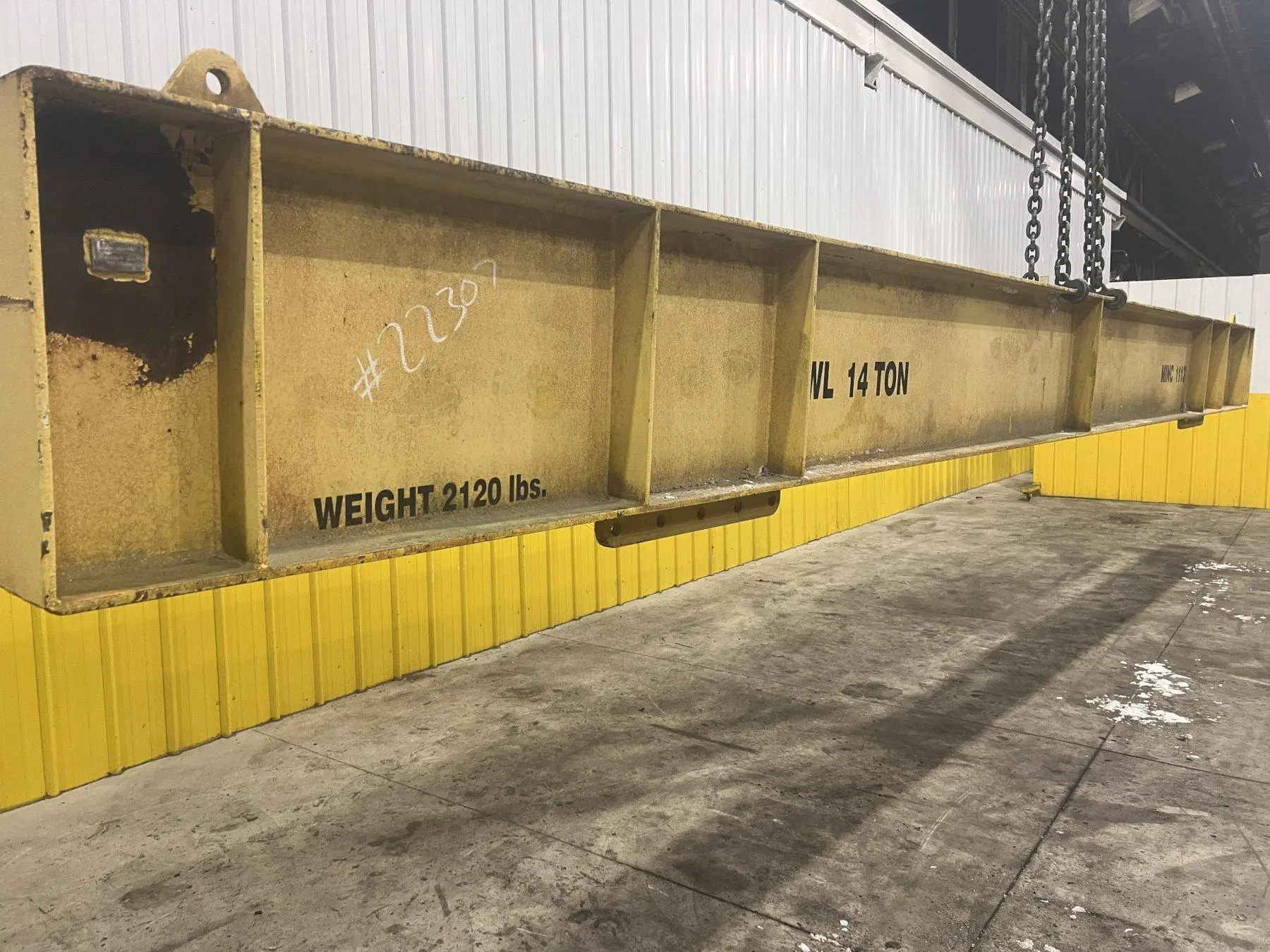 14 TON (28,000 LBS) X 27' MODULIFT LIFTING BEAM SPREADER BAR: STOCK #22307