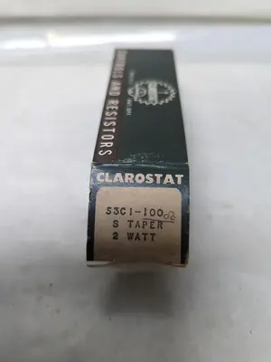 New | in-Stock CLAROSTAT 53C1-100 Miscellaneous Equipment (Electrical & Power) | Surplus Asset Holdings #1195178