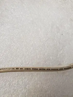 10 AWG TYPE MTW WIRE CABLE WHITE