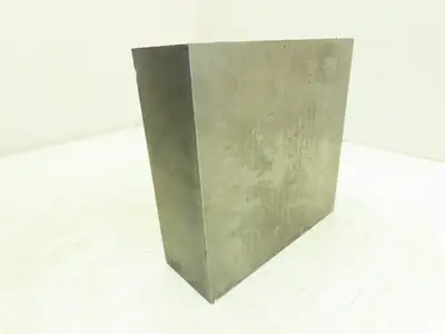 1018 Carbon Steel Flat Ground Bar Stock 2-1/2"x 7"x 6-7/8" Rectangle Block 34Lbs