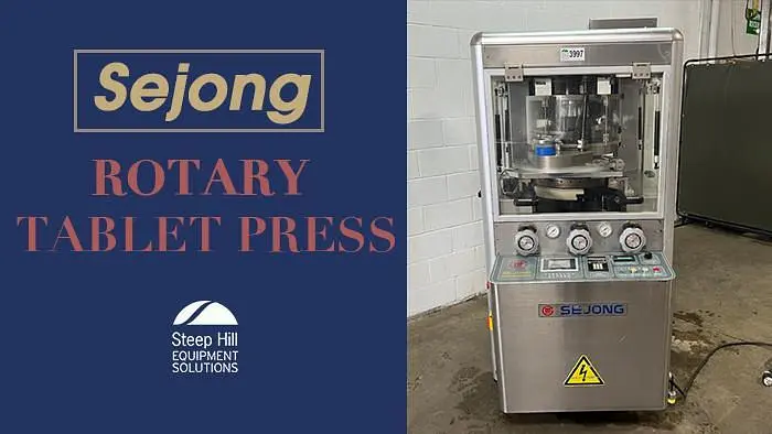 Used 1997 SE JONG MACHINERY MRC-80 Tablet Presses | Steep Hill Equipment Solutions #773817