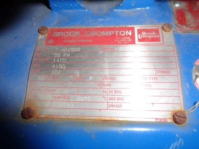 2000 LPM SPX Twinro  M/S Screw Pump 55 Kw