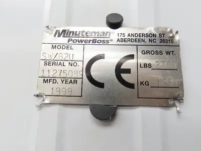 PowerBoss Minuteman SW/62U Hydraulic Manifold Three Port For Industrial Sweeper