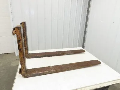 4x40" Class 2 Steel Forklift Fork Tines 16" Carriage 1-Pair