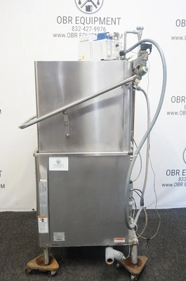 HOBART SINGLE RACK HIGH TEMPERATURE NATURAL GAS DISHWASHER MODEL AM15