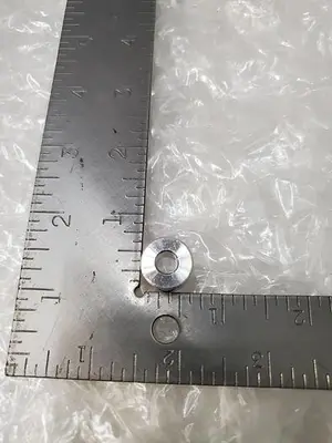 MCMASTER CARR STAINLESS STEEL SPACERS (LOT OF 4)