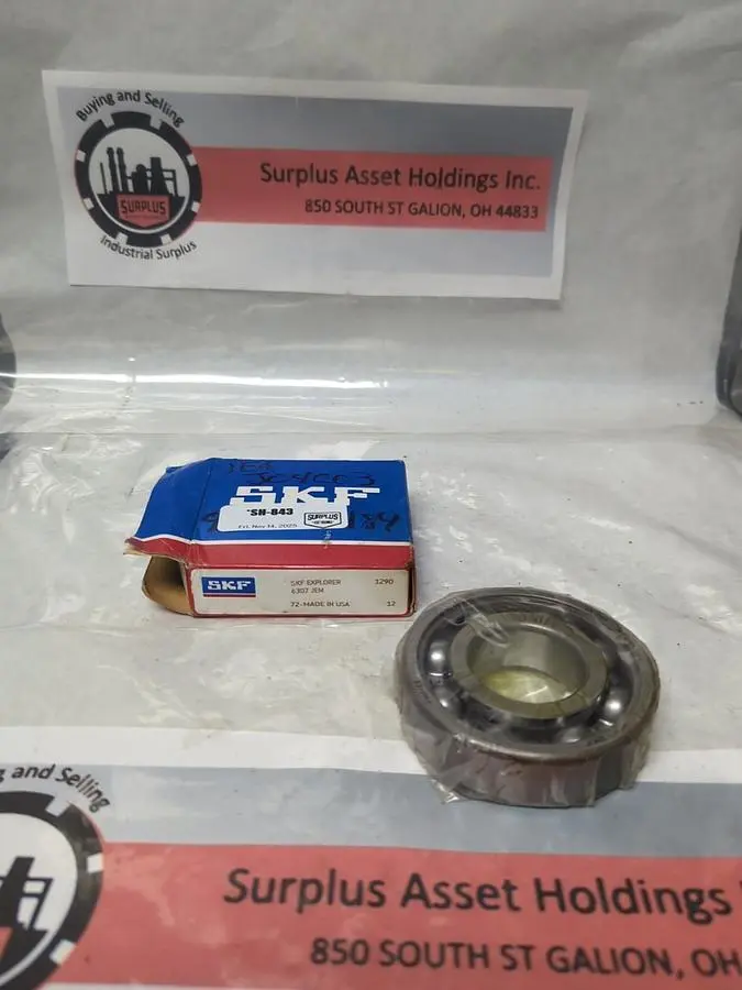 New | in-Stock SKF 6307 JEM Bearings | Surplus Asset Holdings #1201928