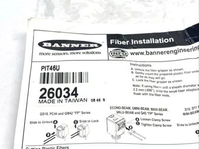 New | in-Stock Banner 26034 Photoelectric Sensors Michigan US | Maverick Industrial Sales #1402915