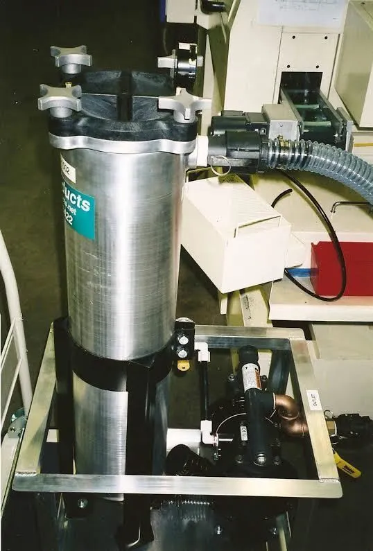 USED KELLER PFA-1001 PORT PUMP FILTER