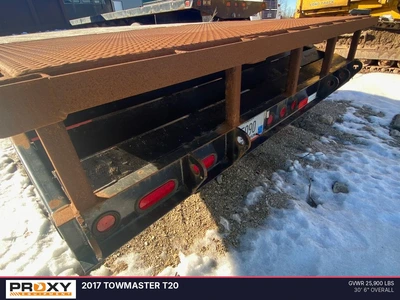Used 2017 TOWMASTER T20 Flatbed Trailers Wisconsin US | Proxy Equipment #1377821