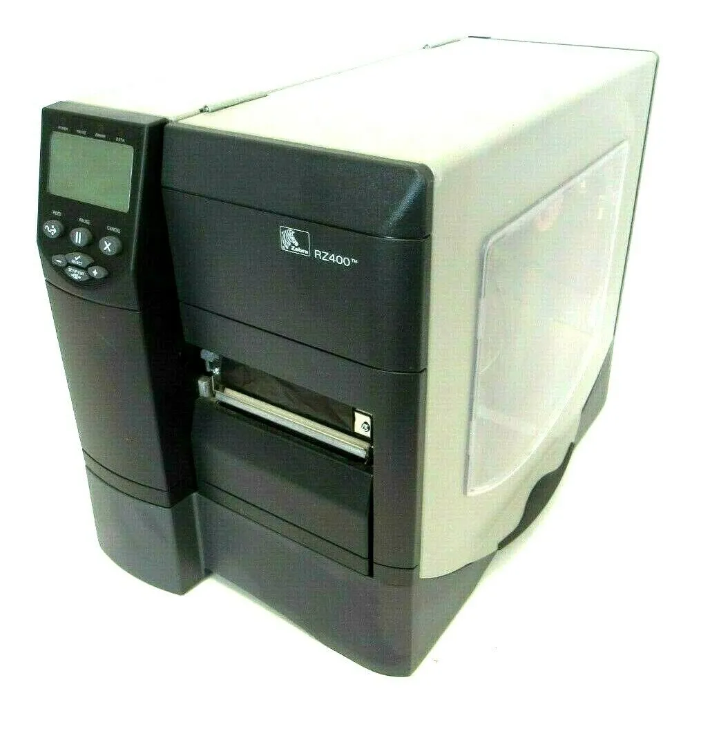 USED ZEBRA RZ400 LABEL PRINTER RZ400-2001-000R0