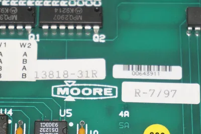 MOORE PRODUCTS 13818-31R PC BOARD 1381831R