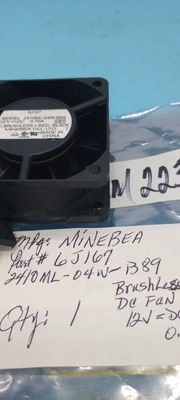 Used MINEBEA 2410ML-04W-B89 Fans Arizona US | ASSET CONVERSION SPECIALISTS, INC. #1293438