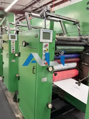 Used RDP RDP 260 10 Color Scratch Off Press 22” x 26 ½” web width Web-fed press California US | Asset Liquidity International #1251345