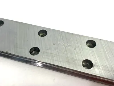USED HIWIN LINEAR GUIDEWAY RAIL, 140MM LENGTH, SIZE 17