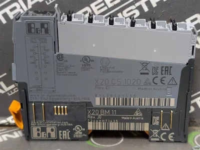 B&R Automation X20CS1020 PLC Interface Module Assembly Rev. I0 Used