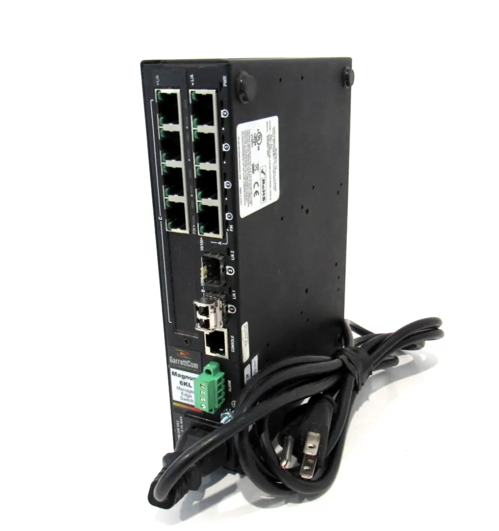 USED GARRETT COM 6KL-AC ETHERNET MANAGED EDGE SWITCH 6KLAC