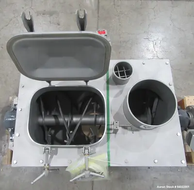 Used Kason Double Spiral Ribbon Blender – 18 Cu Ft Stainless Steel Mixer