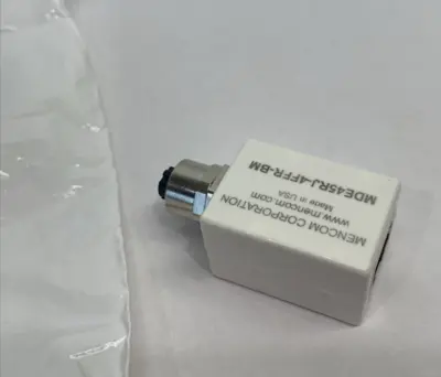 New | in-Stock Mencom Ethernet Receptacle M12 4 Pole D-Coded Female to RJ45 Electrical Fittings Michigan US | Maverick Industrial Sales #1395124