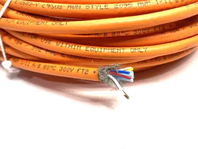 USED LUMBERG BELDEN SINGLE ENDED CORDSET, 8-POLES SHIELDED 17998