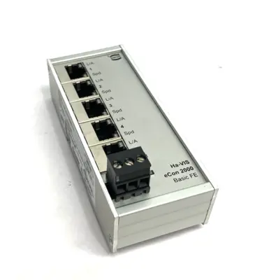 USED HARTING INDUSTRIAL ETHERNET SWITCH HA-VIS ECON 2050B-A