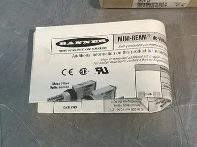 Used BANNER SM312F Photoelectric Sensors Ohio US | HGR 24 #1301569