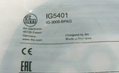 NEW IFM IG5401 IG-3008-BPKG PROXIMITY SWITCH IG3008BPKG