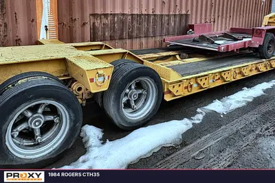 Used 1984 ROGERS CTH35 Lowboy Trailers New Jersey US | Proxy Equipment #1383072