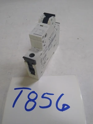 USED Siemens 5SY6106-8 1 pole circuit breaker