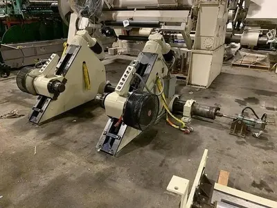 64" (1.60M) ARROW MDL 2000T SLITTER REWINDER 96" OD REWIND SHEAR CUT
