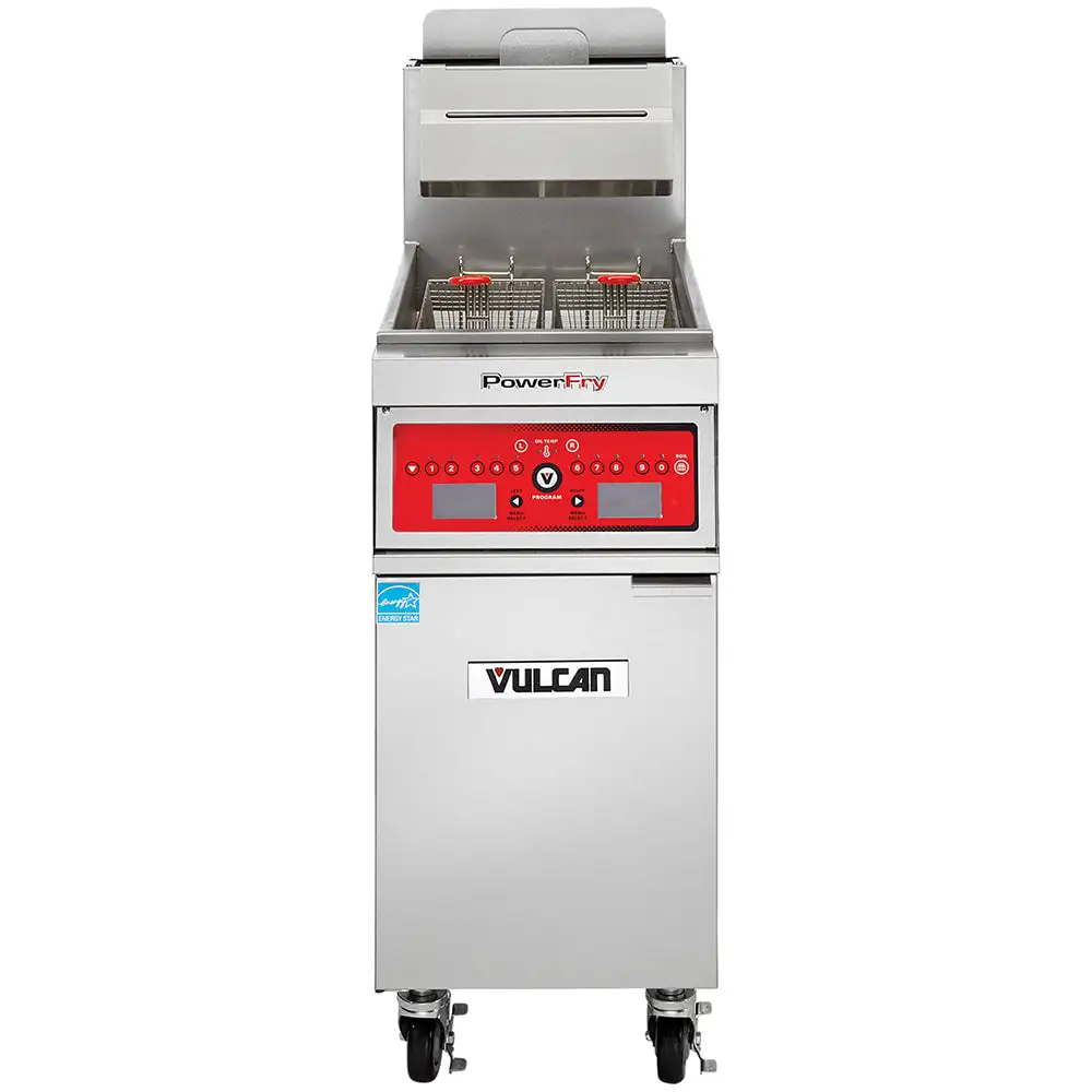 Vulcan 1TR45CF Gas Fryer - (1) 50 Lb Vat, Floor Model, Natural Gas