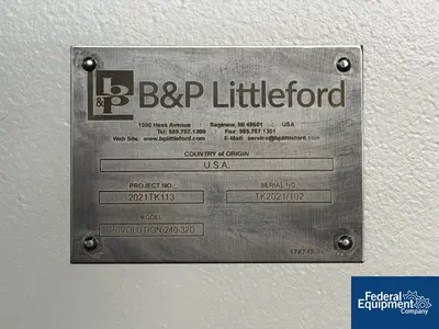 New | in-Stock B&P Littleford 240 MM B&P Littleford TriVolution Series 24 Compounding System Littleford Mixers Ohio US | Federal Equipment Company #1338411