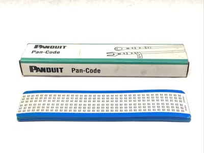 New | in-Stock Panduit Pan-Code Wire Marker Cards BOX OF 14 CARDS Cable & Wire Michigan US | Maverick Industrial Sales #1392519