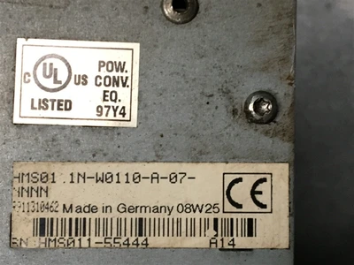 USED REXTROTH HMS01.1N-W0110 (5)-