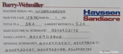 USED HAYSSEN ULTIMA ST