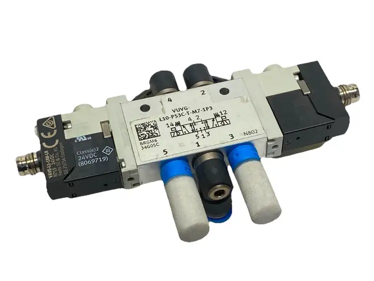 Used Festo Air Pilot Control Solenoid Valve 5/3 Closed 566476 Solenoid Valves Michigan US | Maverick Industrial Sales #1397730