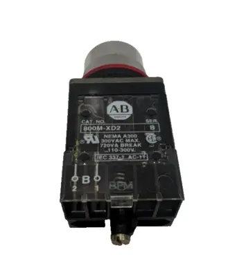 ALLEN BRADLEY 800MR-A2D2 PUSH BUTTON 800MR-A2 NEW, SURPLUS