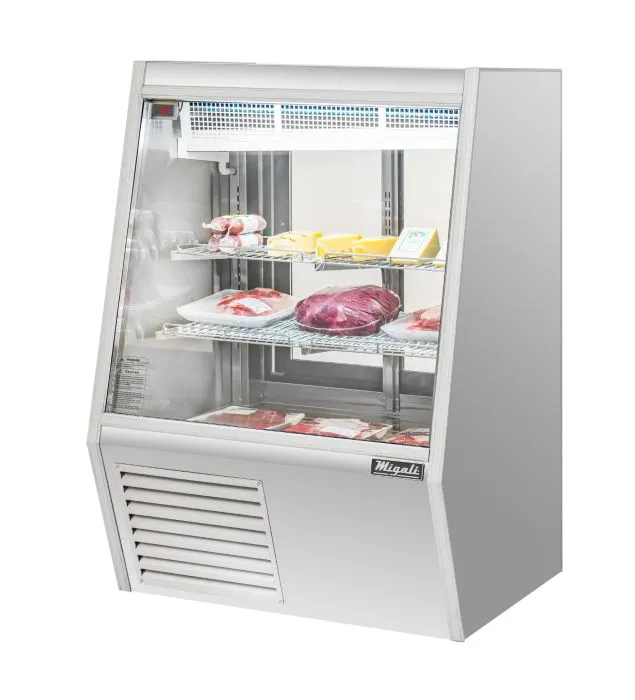Migali 3 Ft Deli Display Case, Straight Glass
