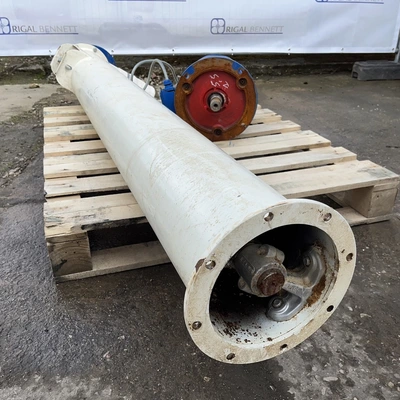 Wam m/s auger conveyor 200 mm dix x 1,800 mm long  5.5 kw 73 rpm