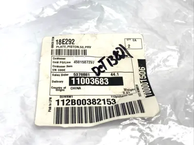 1.8E+293, 18E292 | Graco 1.8E+293 Plate, Piston, 50 PRXV MAL 18E292 LOT OF 2 - New Other
