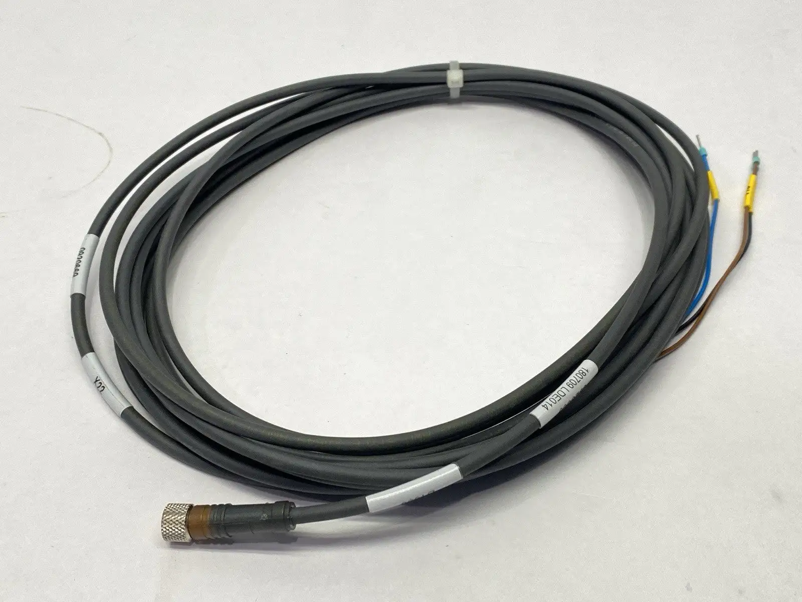 RKMV 3-224/10M | Lumberg Automation  Sensor Actuator Cordset M8 3-Pin 10m - Used