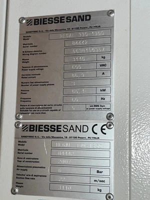 Biesse Regal 330-1350 Thickness Sander