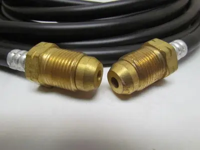 WeldTec WTC40V78L Tig Welding Power Cable 7/8-14 LH Thread 20' Length Rubber